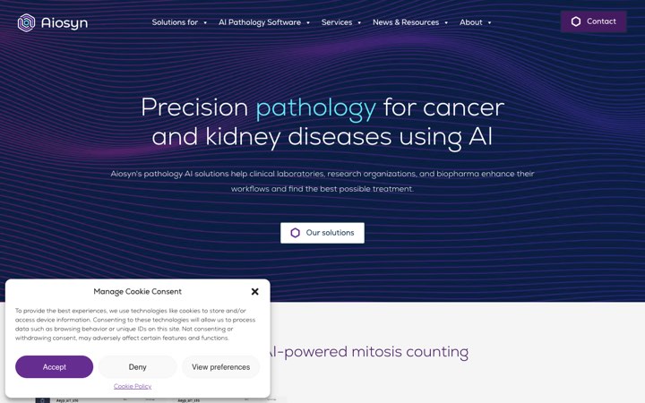 Website van Aiosyn
