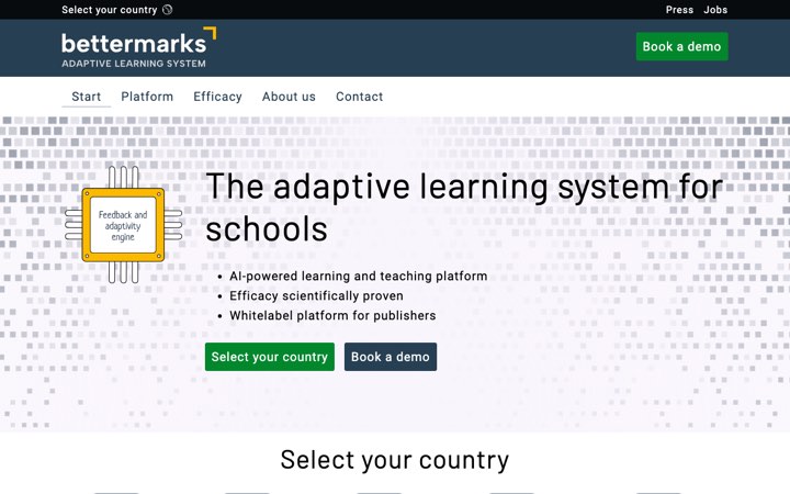 Website van bettermarks