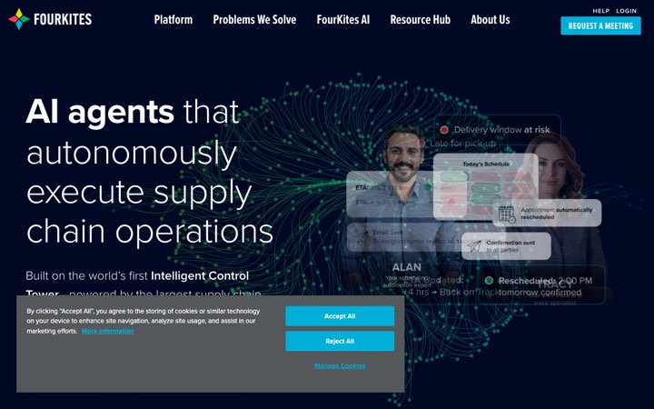Website van FourKites