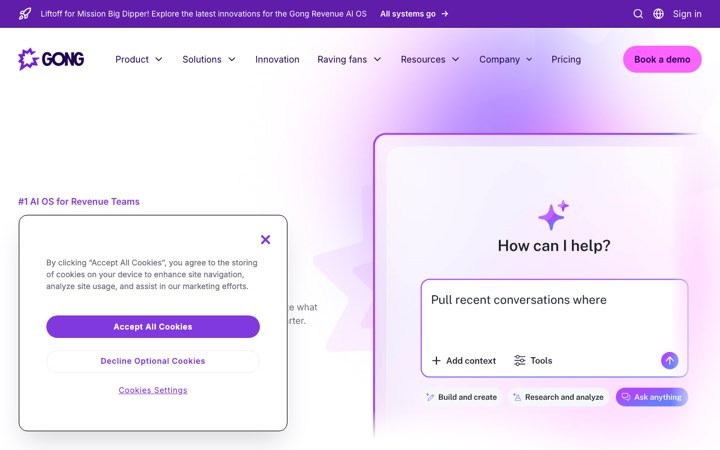 Website van Gong