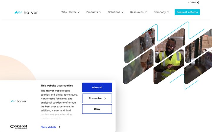 Website van Harver