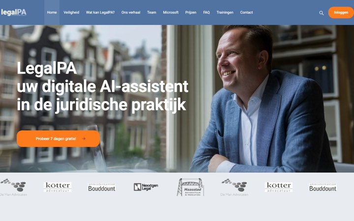 Website van LegalPA