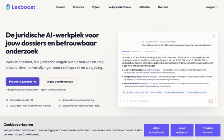 Website van Lexboost