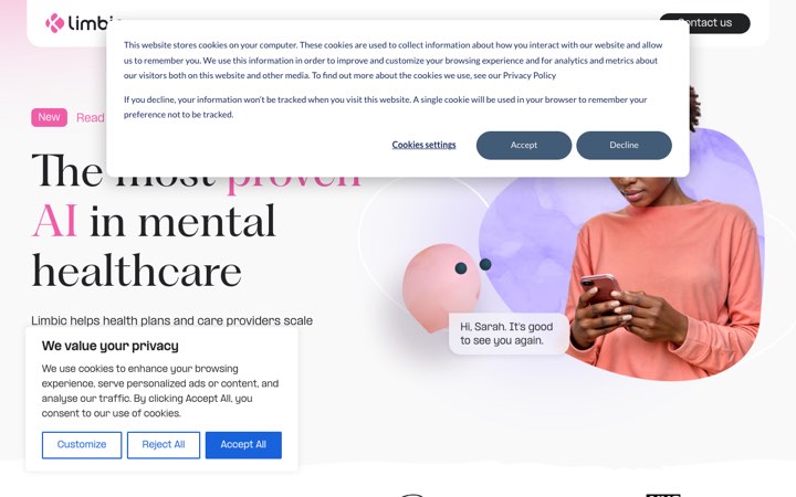 Website van Limbic