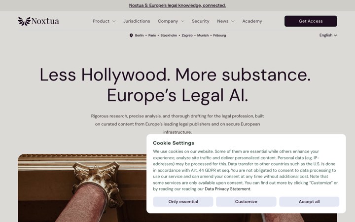 Website van Noxtua