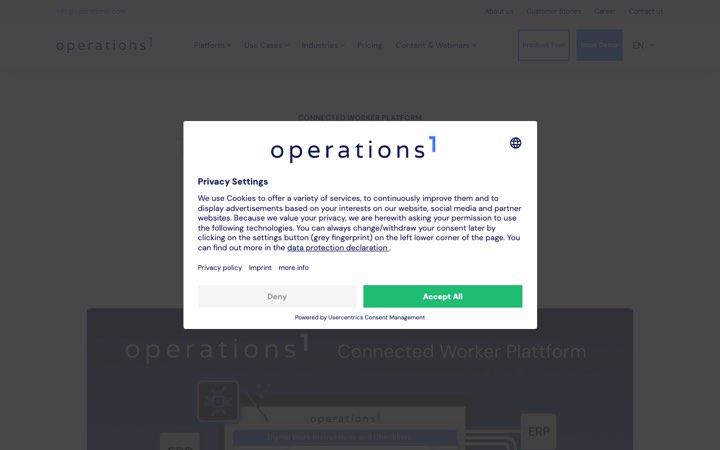 Website van Operations1