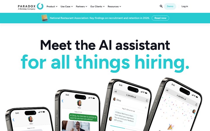 Website van Paradox (Olivia)