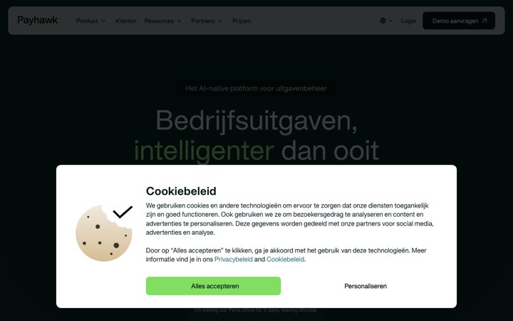 Website van Payhawk