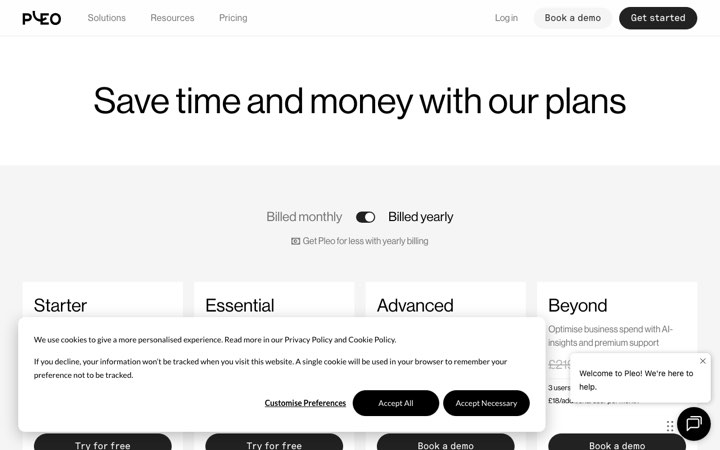 Website van Pleo