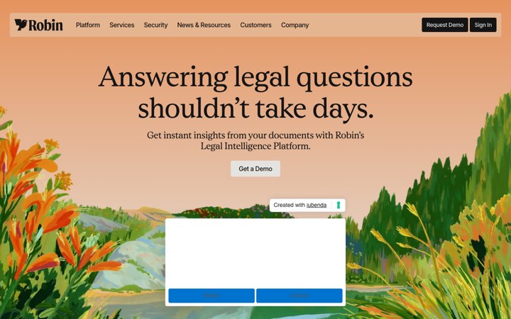 Website van Robin AI