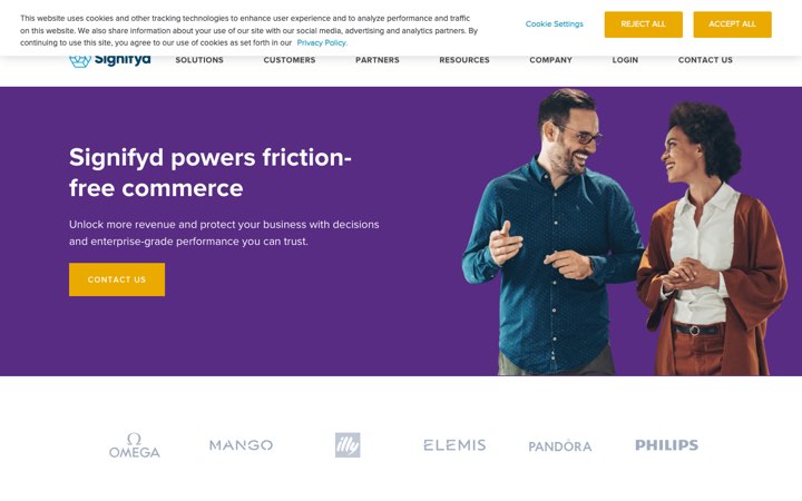 Website van Signifyd