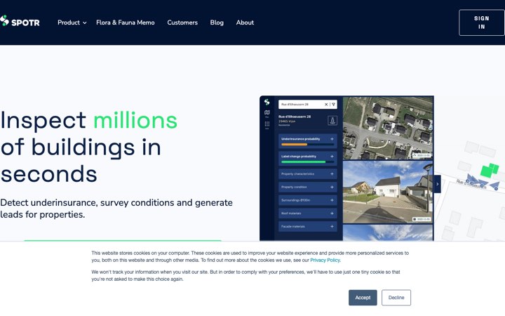 Website van Spotr