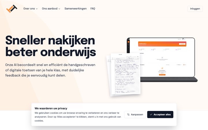 Website van ToetsTester