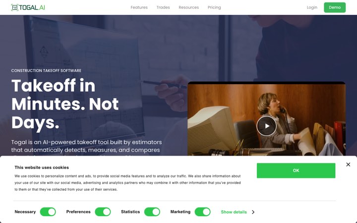 Website van Togal.AI
