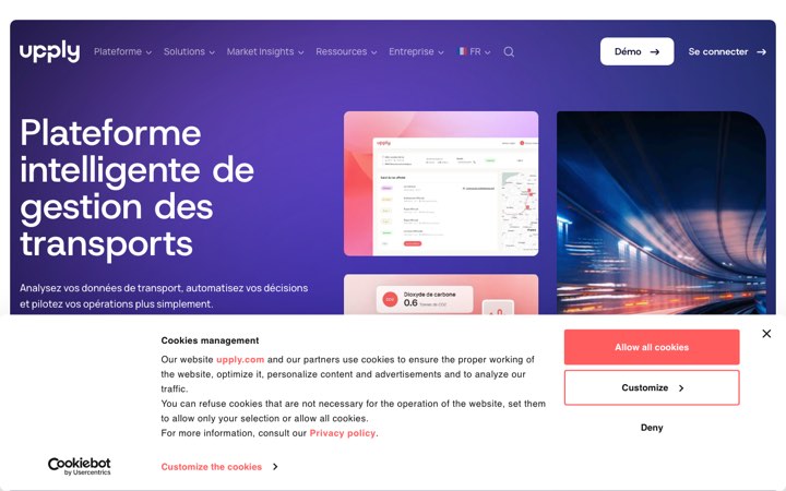 Website van Upply