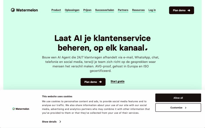 Website van Watermelon